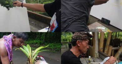 Komunitas Wajah Art Community Melaksanakan On The Spot di Alas Arum Heritage