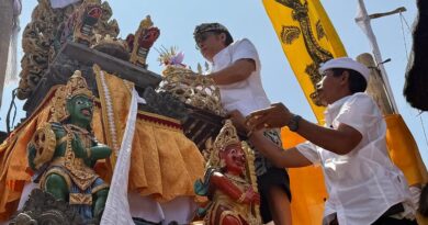 Wagub Giri Prasta Hadiri Melaspas Sanggah Gede Kubon Tubuh Kuthawaringin, Bangli