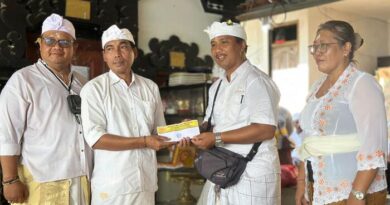 Fakultas Pendidikan UNHI Gelar PKM di Pura Dalem Ped dan Pura Goa Giri Putri: Pertegas Komitmen UNHI Sebagai Perguruan Tinggi Milik Umat