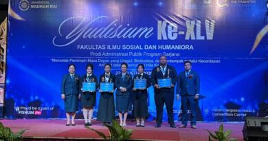 Yudisium ke-XLV FISHUM UNR, 85 Persen Lebih Lulusan Terserap Dunia Kerja